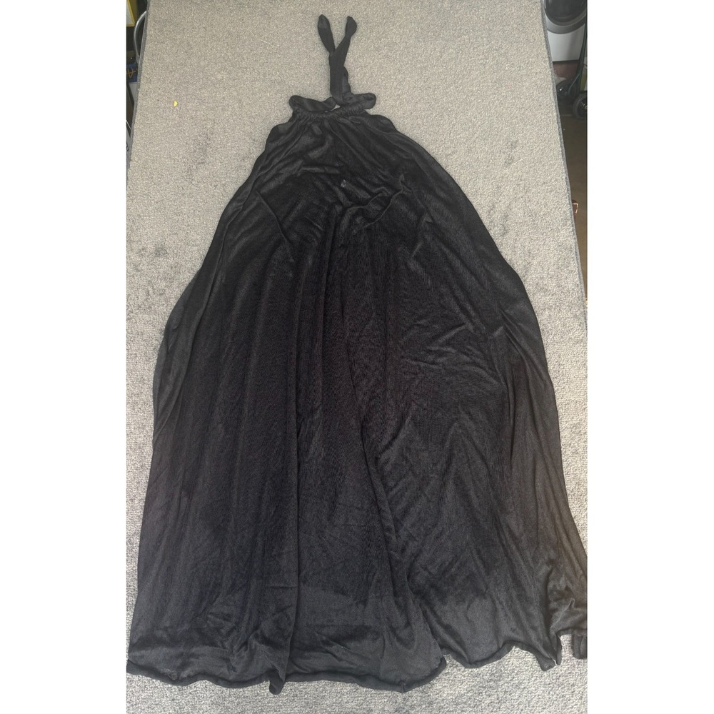 Ingear Dress Women's Size Small Black 100% Polyester Halter Neck Sleeveles